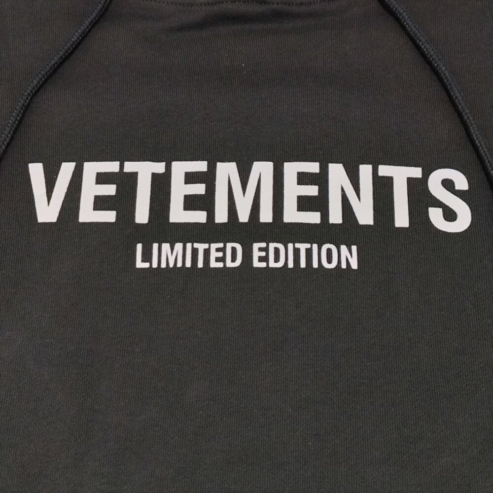 VETEMENTS LIMITED EDITION Washed Black Hoodie - Picture 6 of 8